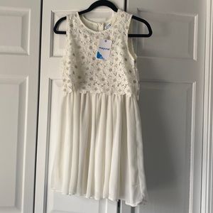 Off-white Lace Dress